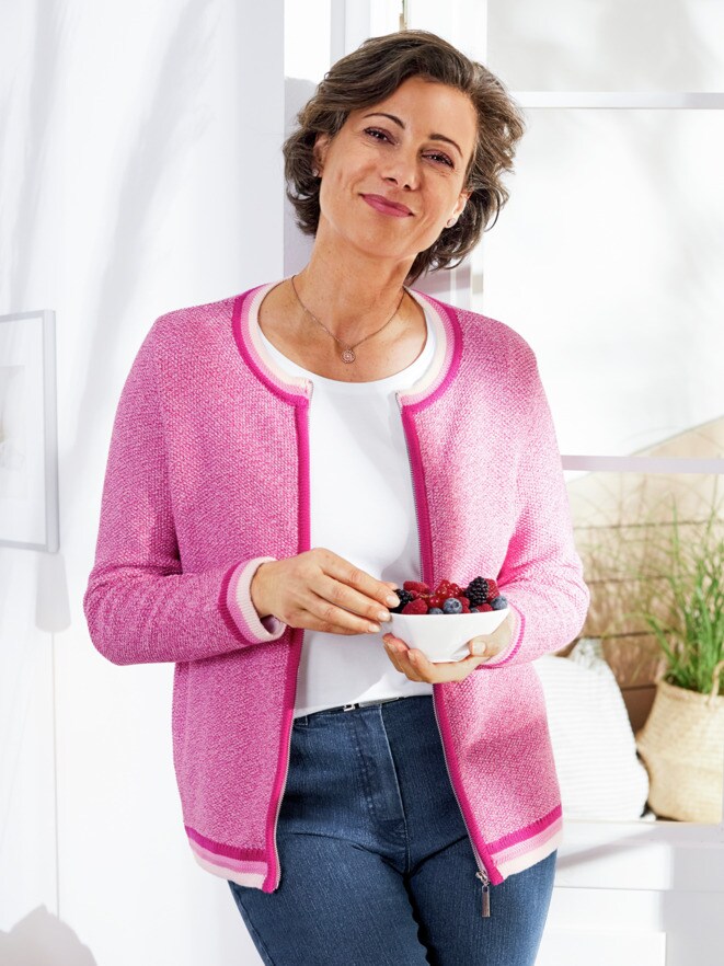 Strickjacke Pima-Baumwolle Strickjacke Pima-Baumwolle