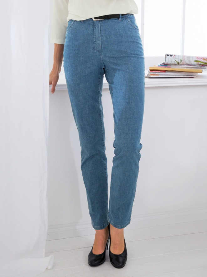 Damen Komfortbund-Jeans Damen Komfortbund-Jeans