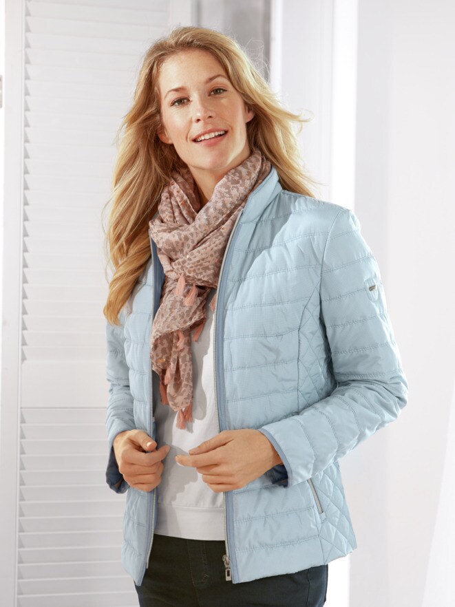 Federleicht-Steppjacke Stehkragen Federleicht-Steppjacke Stehkragen