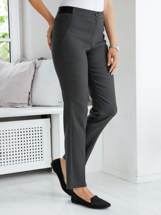 Softbundhose Stretchjacquard Softbundhose Stretchjacquard