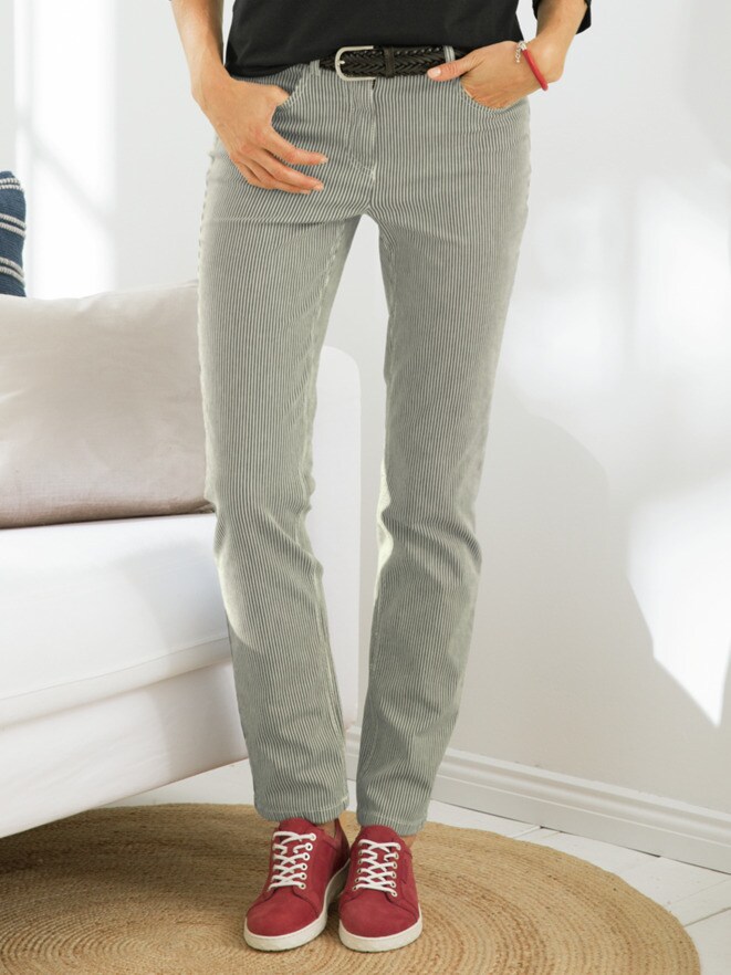 Bequem-Streifenjeans Bequem-Streifenjeans