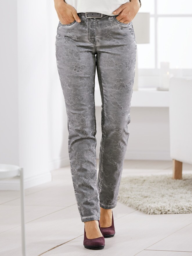 Komfortbundjeans Blütenzauber Komfortbundjeans Blütenzauber