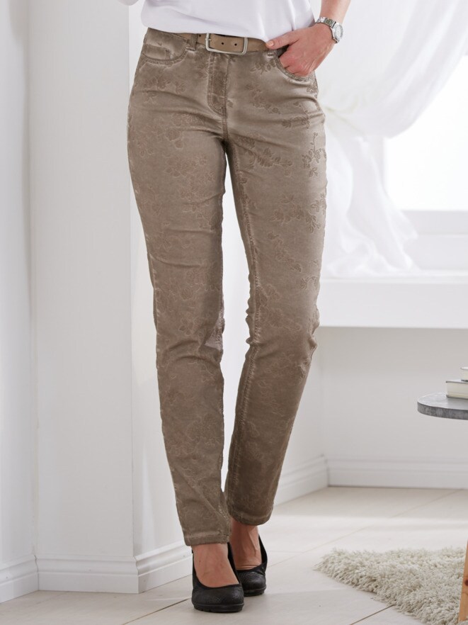 Komfortbundjeans Blütenzauber Komfortbundjeans Blütenzauber