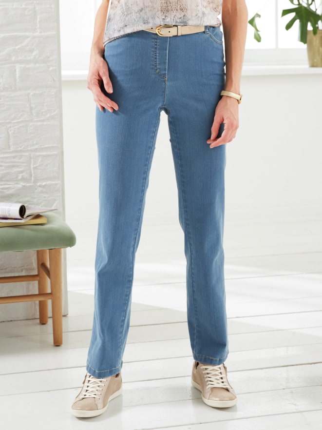 Bügelfrei-Komfortbund Schlupfjeans Bügelfrei-Komfortbund Schlupfjeans