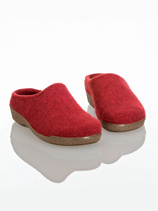 Federleicht-Filz-Pantolette Federleicht-Filz-Pantolette