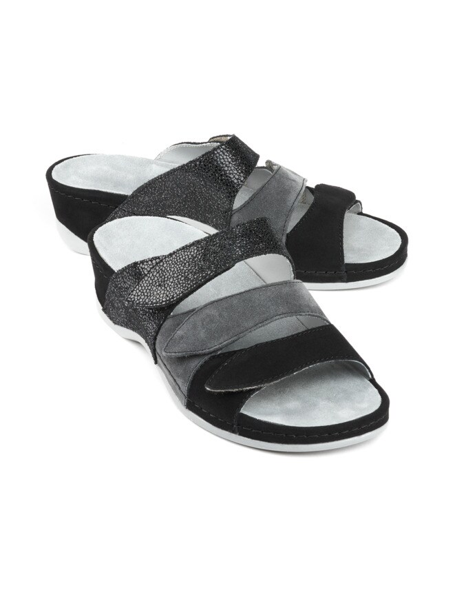 Klett-Pantolette Gelpolster Klett-Pantolette Gelpolster