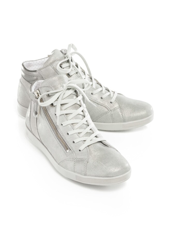 Reißverschluss-Sneaker Shiny high Reißverschluss-Sneaker Shiny high