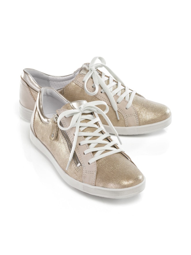 Reißverschluss-Sneaker Shiny low Reißverschluss-Sneaker Shiny low