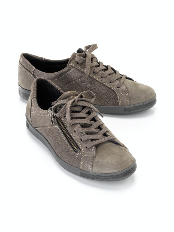 Reißverschluss-Sneaker Shiny low Reißverschluss-Sneaker Shiny low