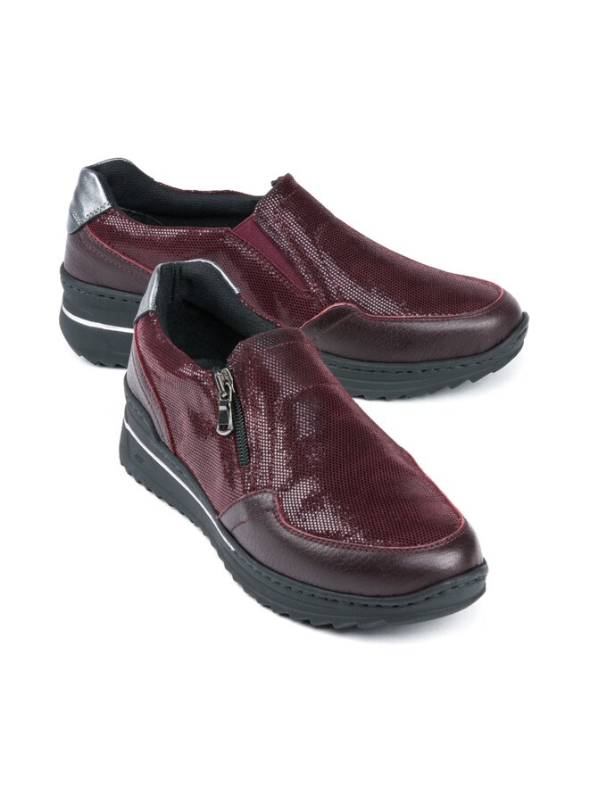 Reißverschluss-Slipper Bequemweite Reißverschluss-Slipper Bequemweite