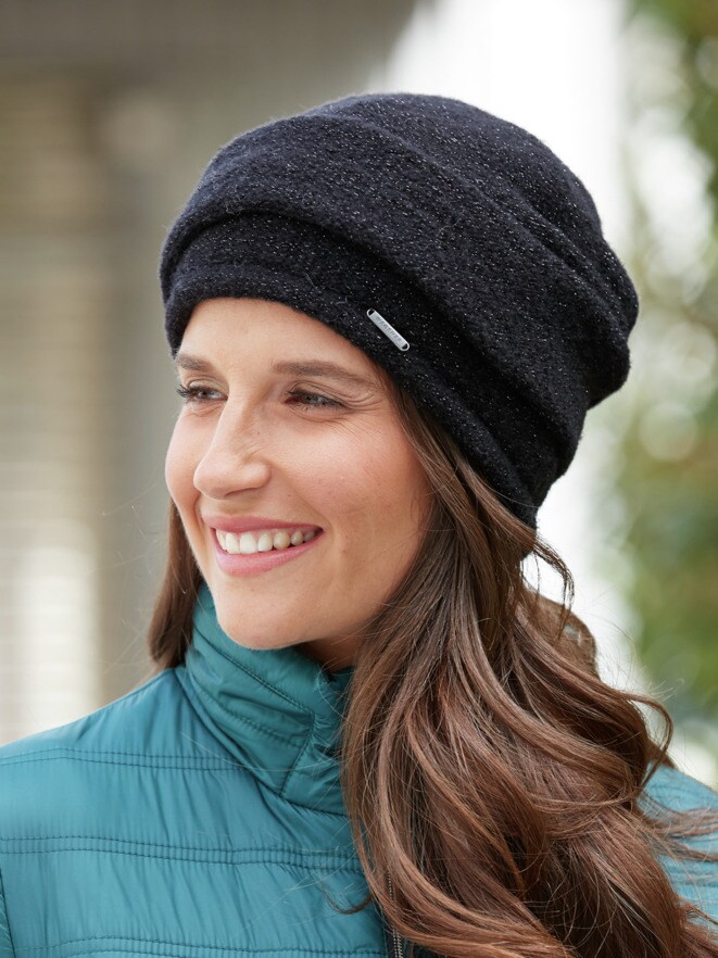 Beanie mit Glitzereffekt Beanie mit Glitzereffekt