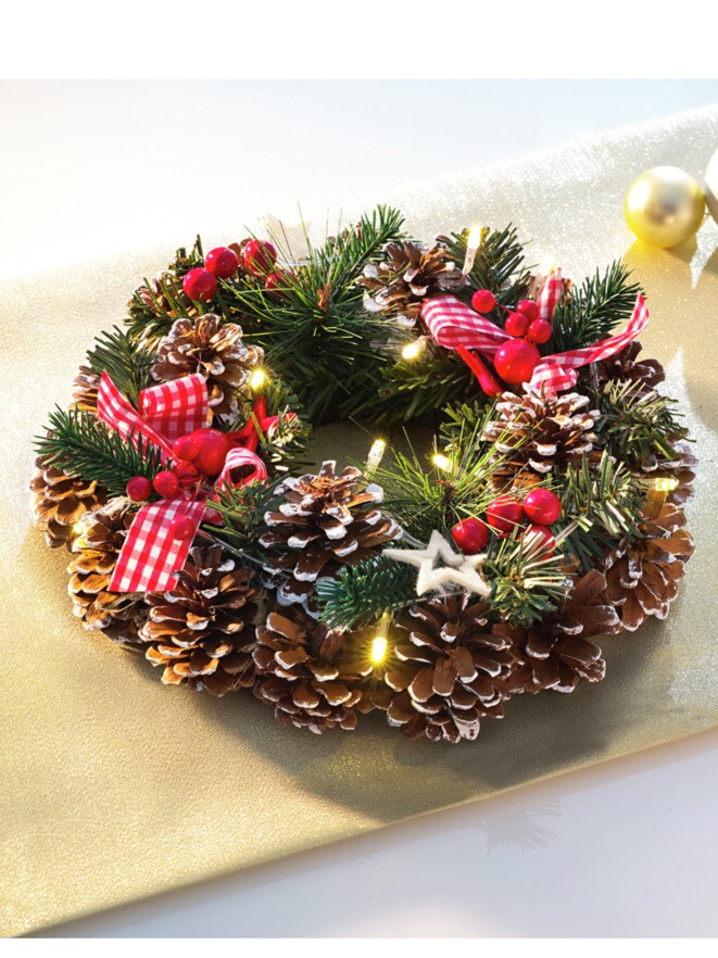 Weihnachtskranz LED-Zauber Weihnachtskranz LED-Zauber