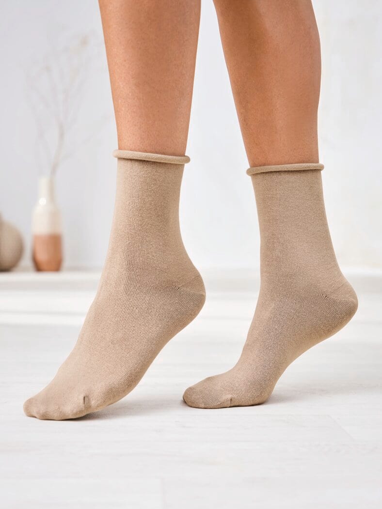 frische-Socke kühlend 2er Pack Beige