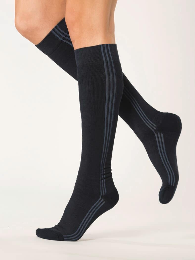 Avenafit-Thermo-Stützstrumpf 2 Paar Dunkelblau