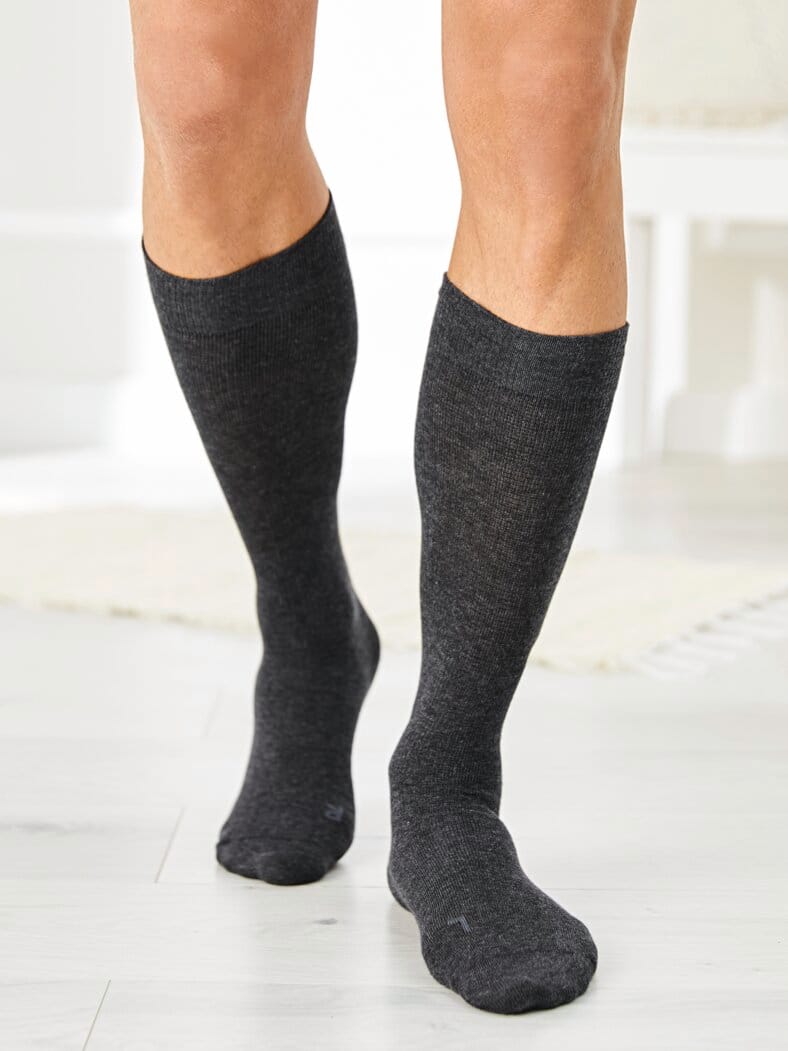 Diabetiker-Stützstrumpf 2 Paar Anthrazit