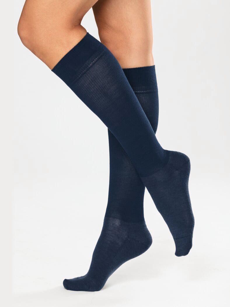 Avenafit-4Jahreszeiten-Stützstrumpf Marine