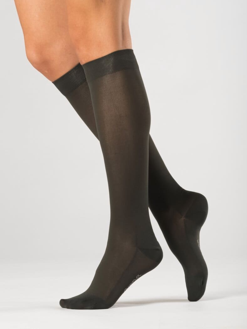 Leicht-Stützstrumpf 1000 Poren Anthrazit