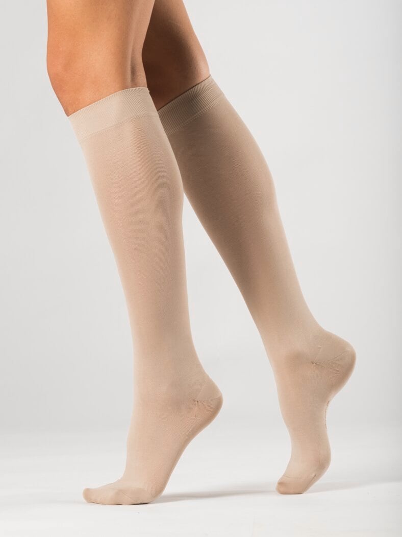 Leicht-Stützstrumpf 1000 Poren Sand