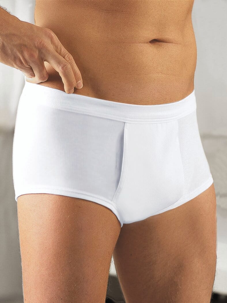 Herren-Sicherheitsslip Weiß