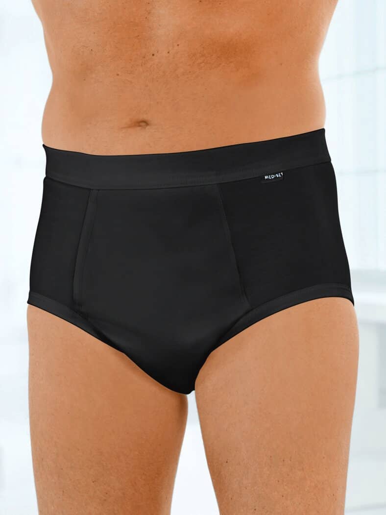 Herren-Sicherheitsslip Plus Schwarz