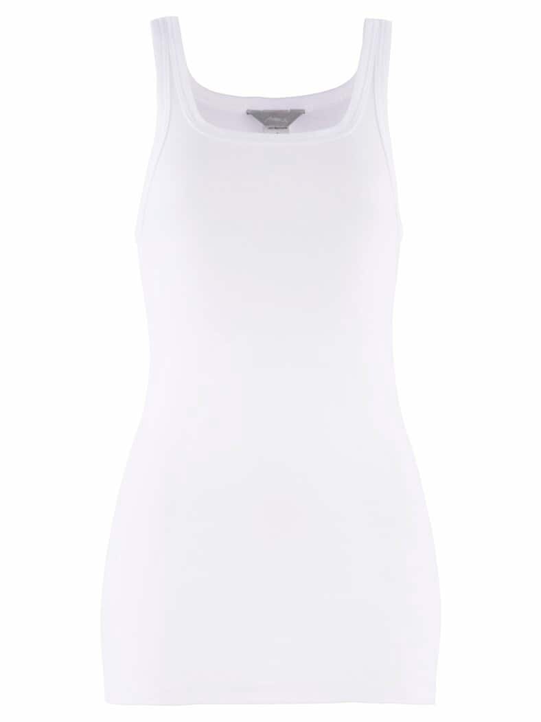 Baumwoll-Unterhemd Weiß