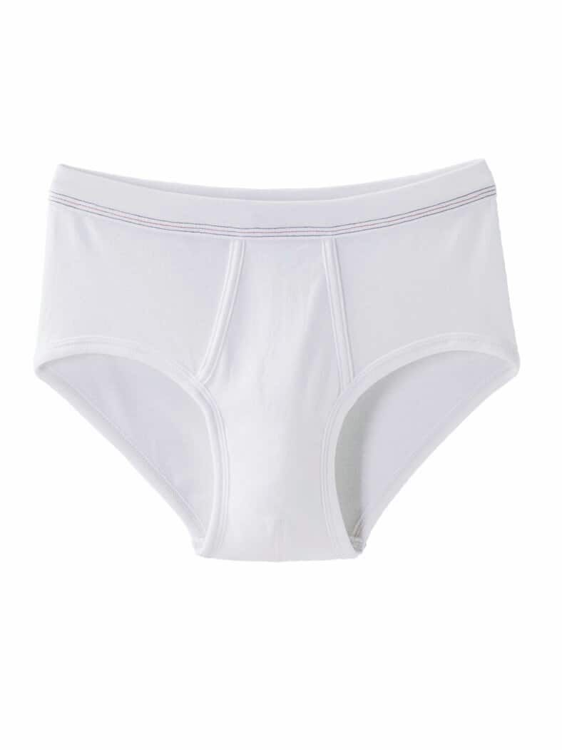 Baumwoll-Unterhose Weiß