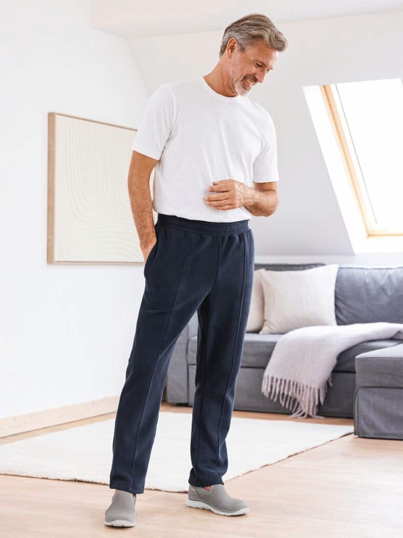 Edel-Fleece-Hose Extraleicht Marine