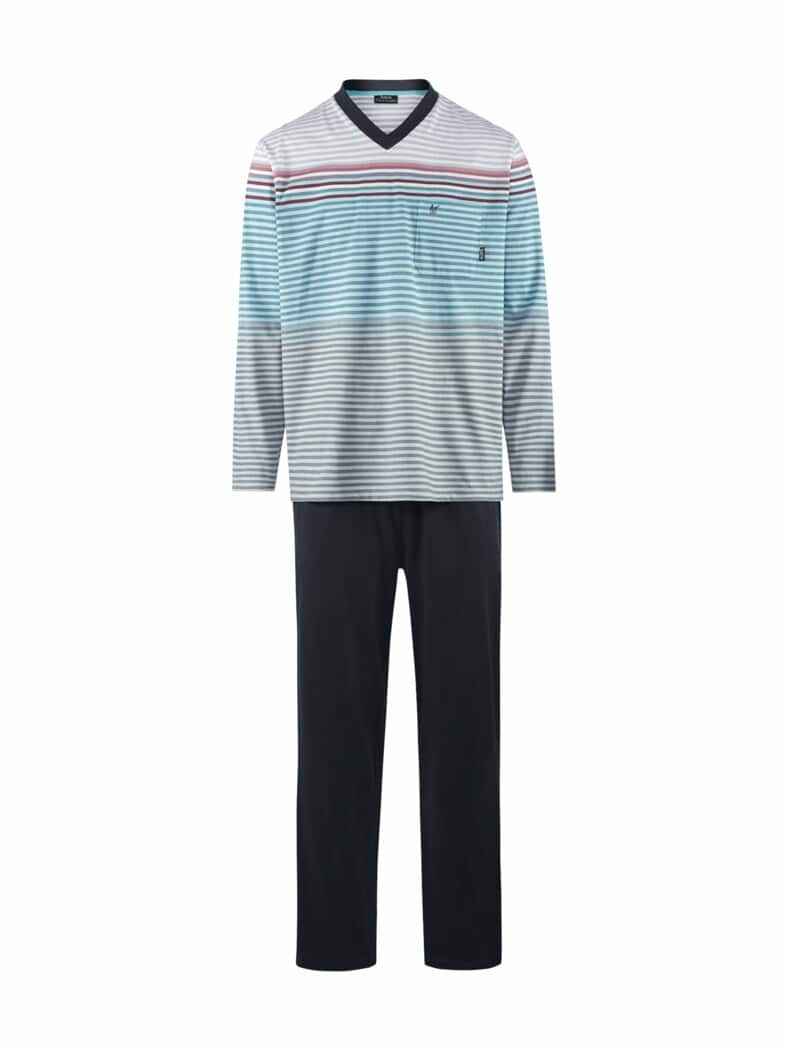 Schlafanzug Klimasoft Graphit