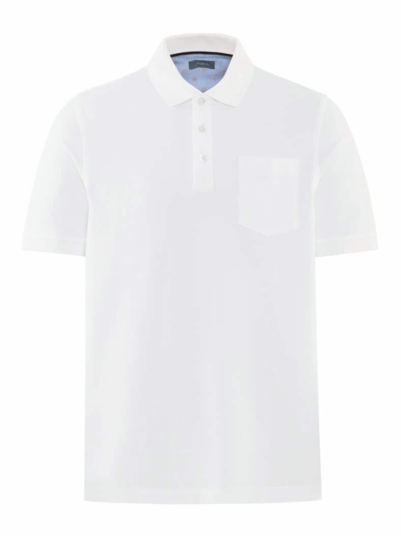 Polo-Pique Pima Cotton Weiss