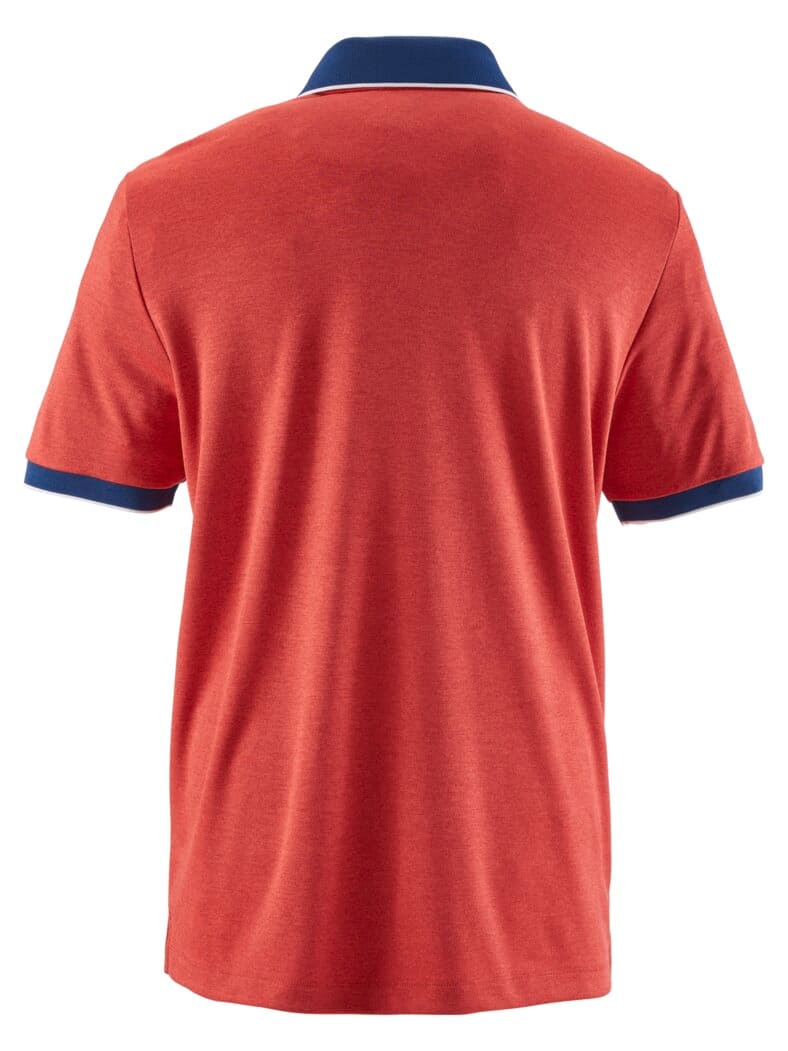 Extrafrisch-Poloshirt Rot meliert
