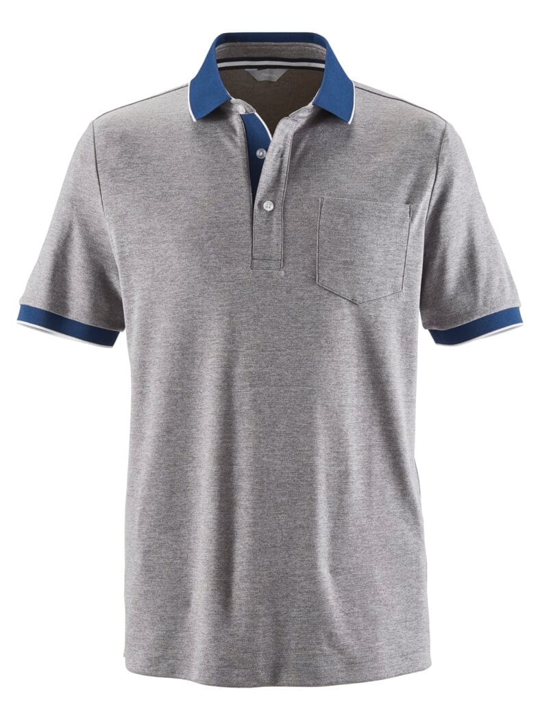 Extrafrisch-Poloshirt Anthrazit mel.