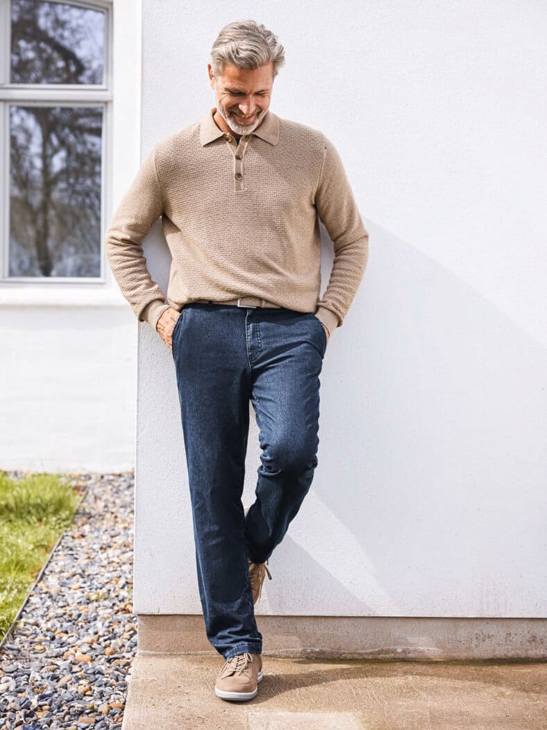 Herren-Thermojeans Dark Blue