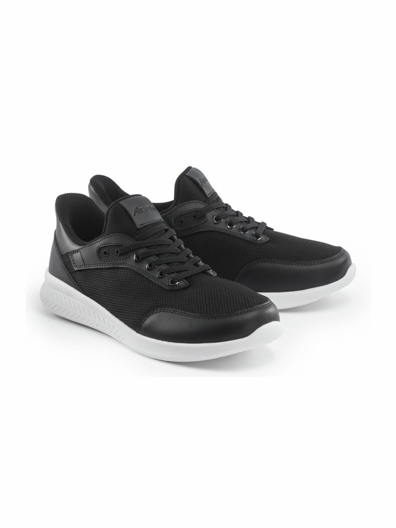 Hallux Ultraleicht Schlupf-Sneaker Schwarz