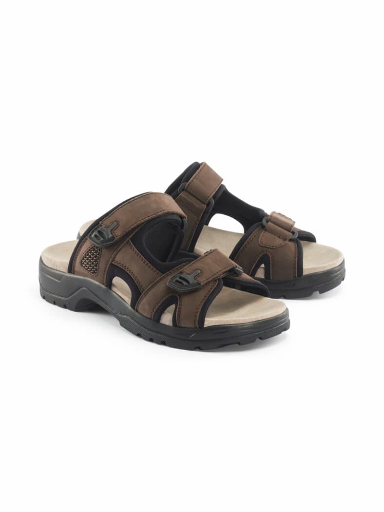 Trekking Pantolette Braun