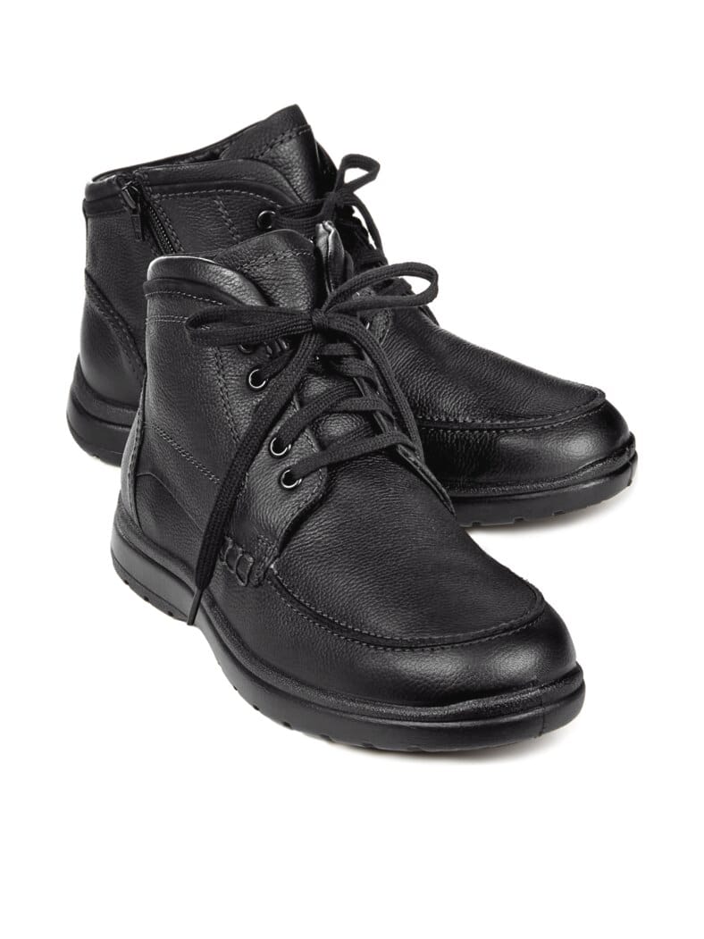 Extraweit-Boots Wasserabweisend Schwarz