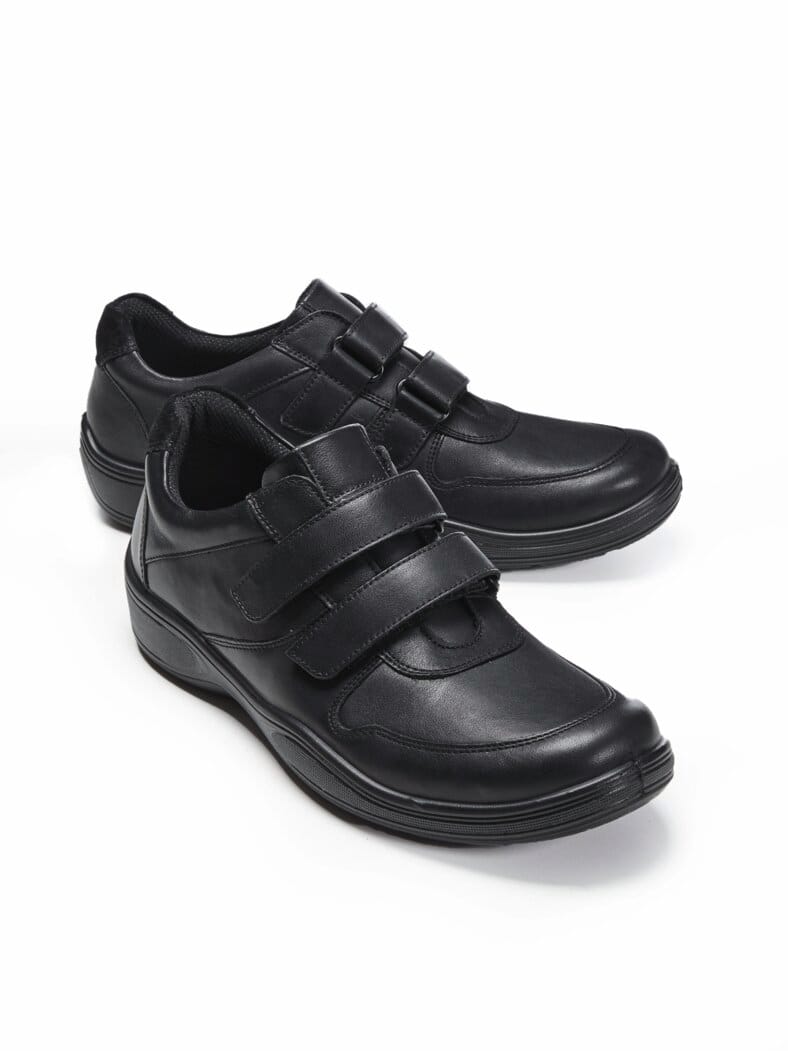 Jomos-Bequem-Klettschuh Softnappa Schwarz