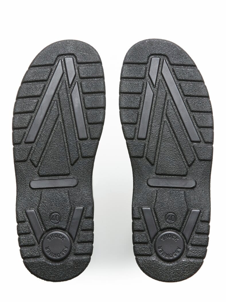 Lammfell-Boot Ultraleicht Schwarz