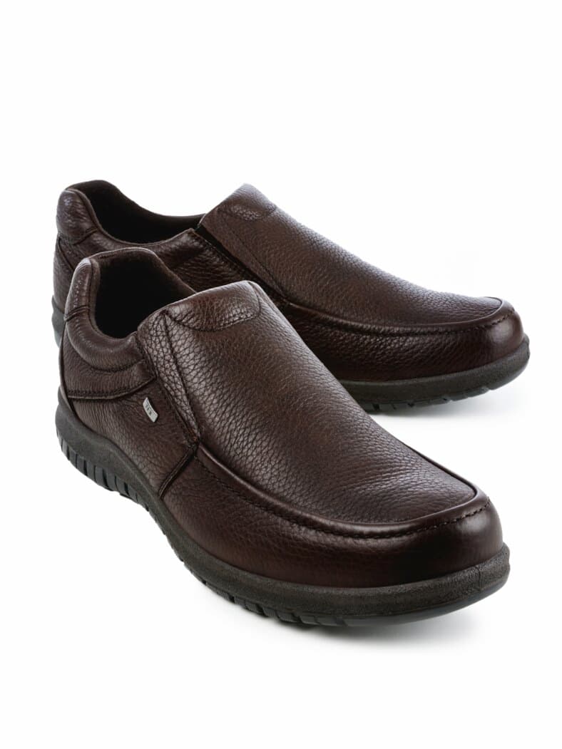 Aquastop-Slipper Bequemweite Braun