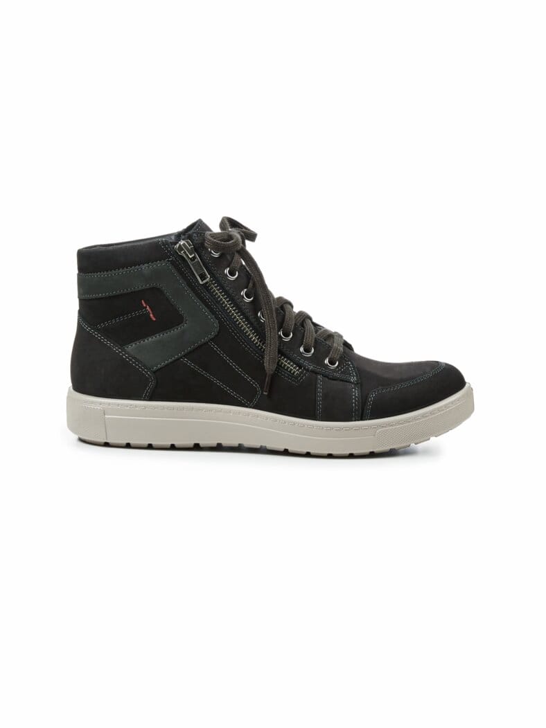 Bequem-Bootie Reißverschluss Schwarz