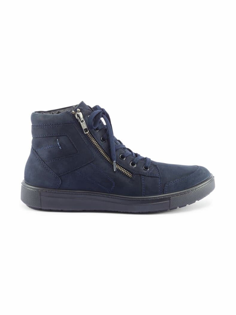 Bequem-Bootie Reißverschluss Blau