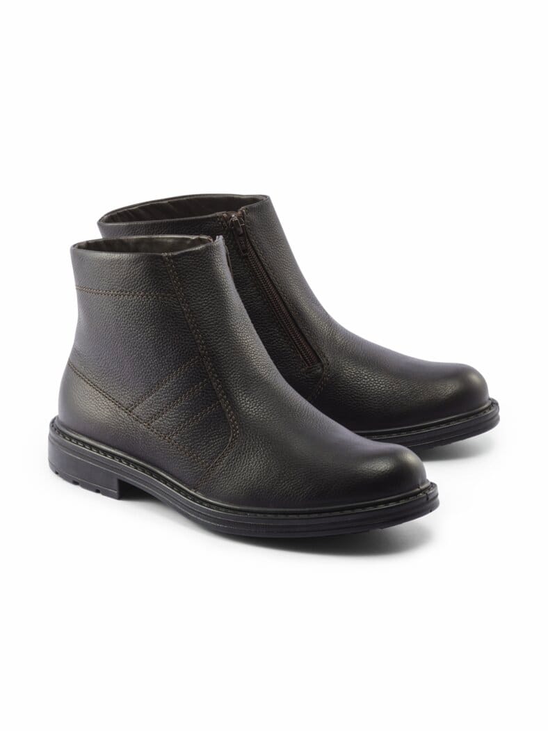 Jomos-Cityboot Lammfell Braun