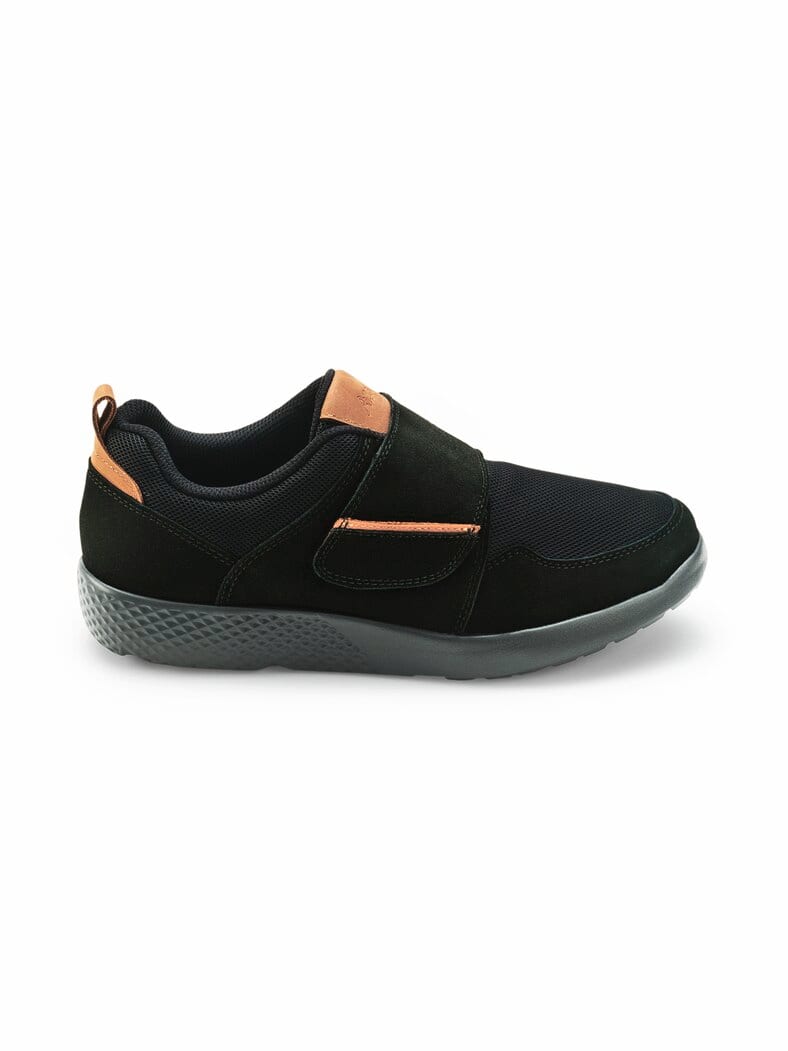 Hallux Klettschuh Extraleicht Schwarz