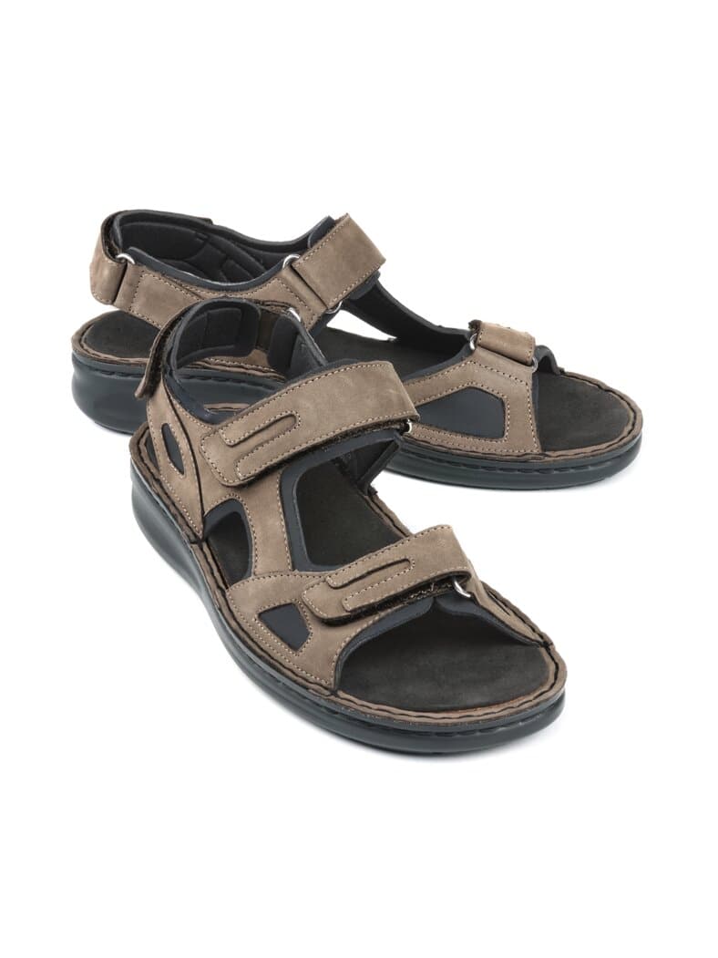 Hallux-Trekkingsandale Schlamm