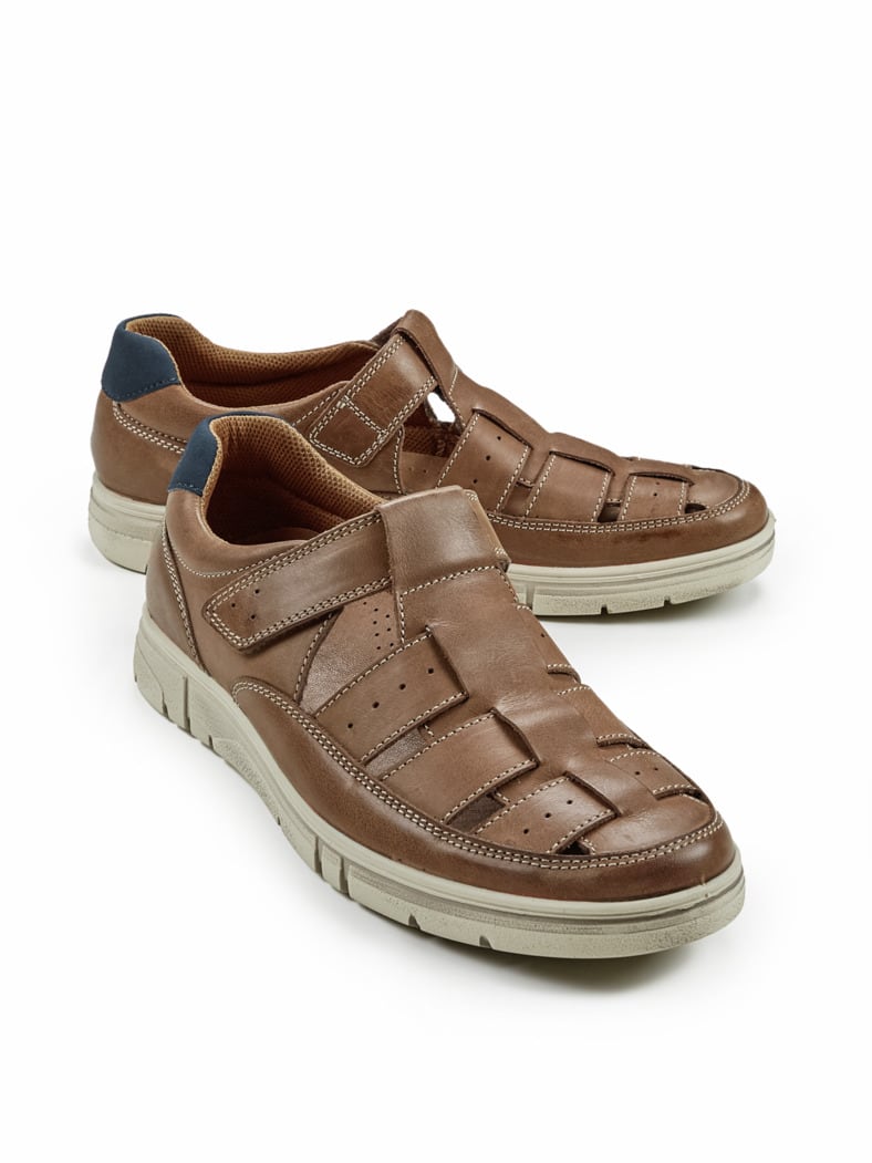 Antishock-Sandalenschuh Braun