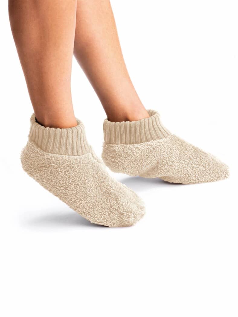 Bett- und Couch-Socke Ecru