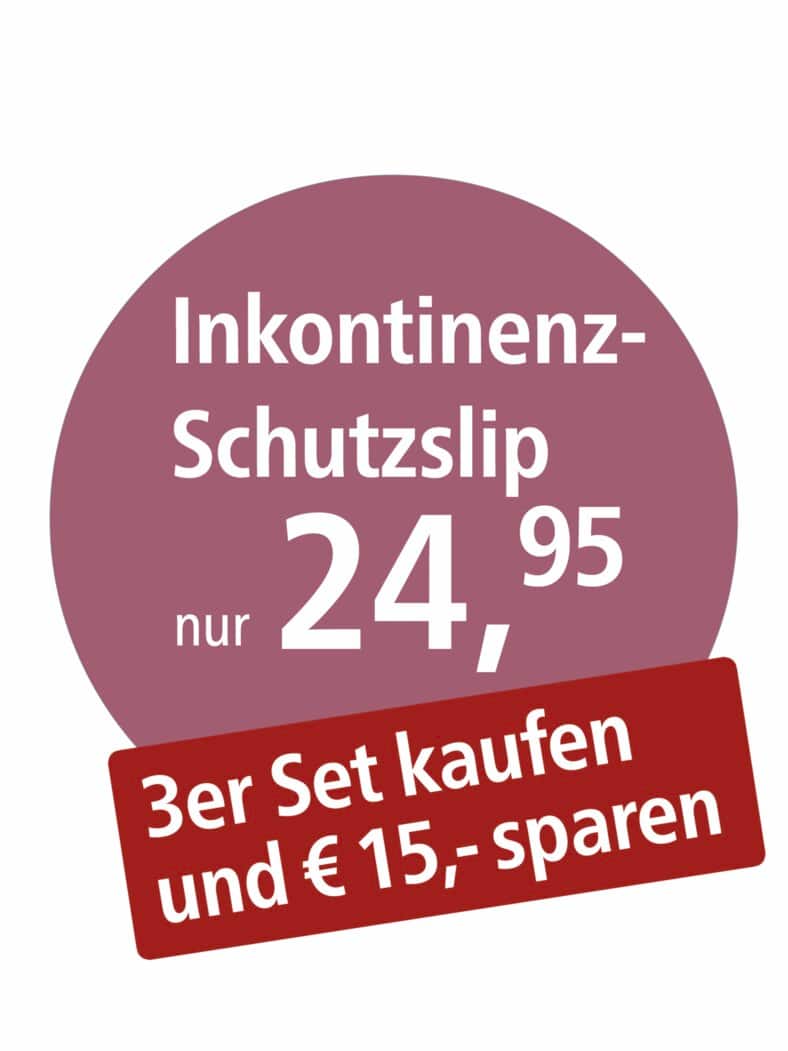 Damen-Inkontinenz-Schutzslip Midi Weiß