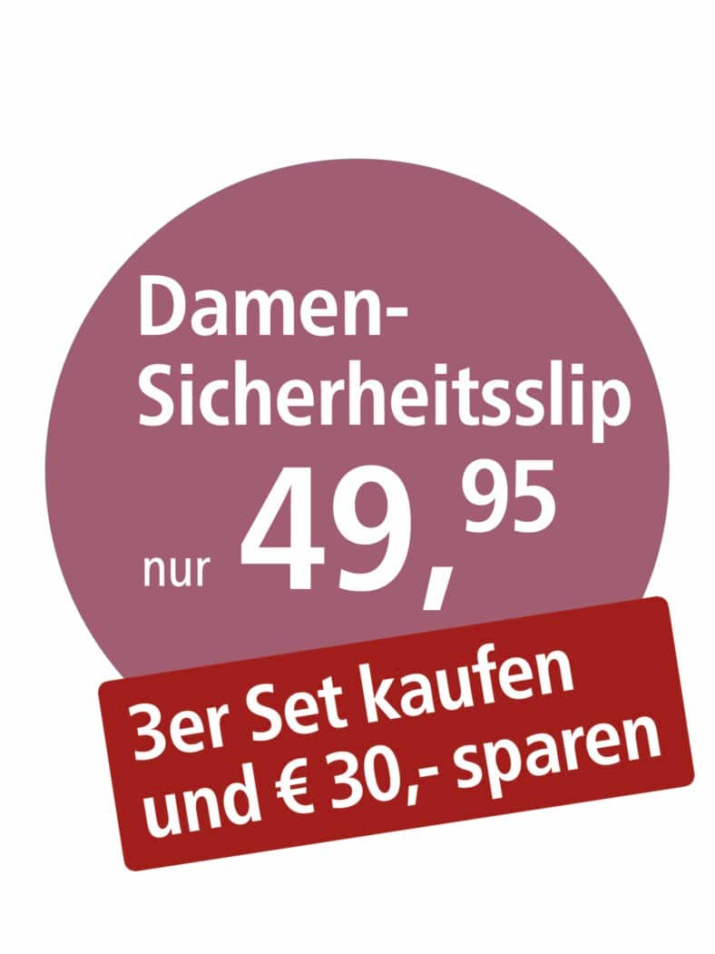 Damen-Sicherheitsslip Weiß