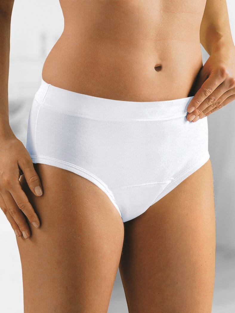 Damen-Sicherheitsslip Weiß