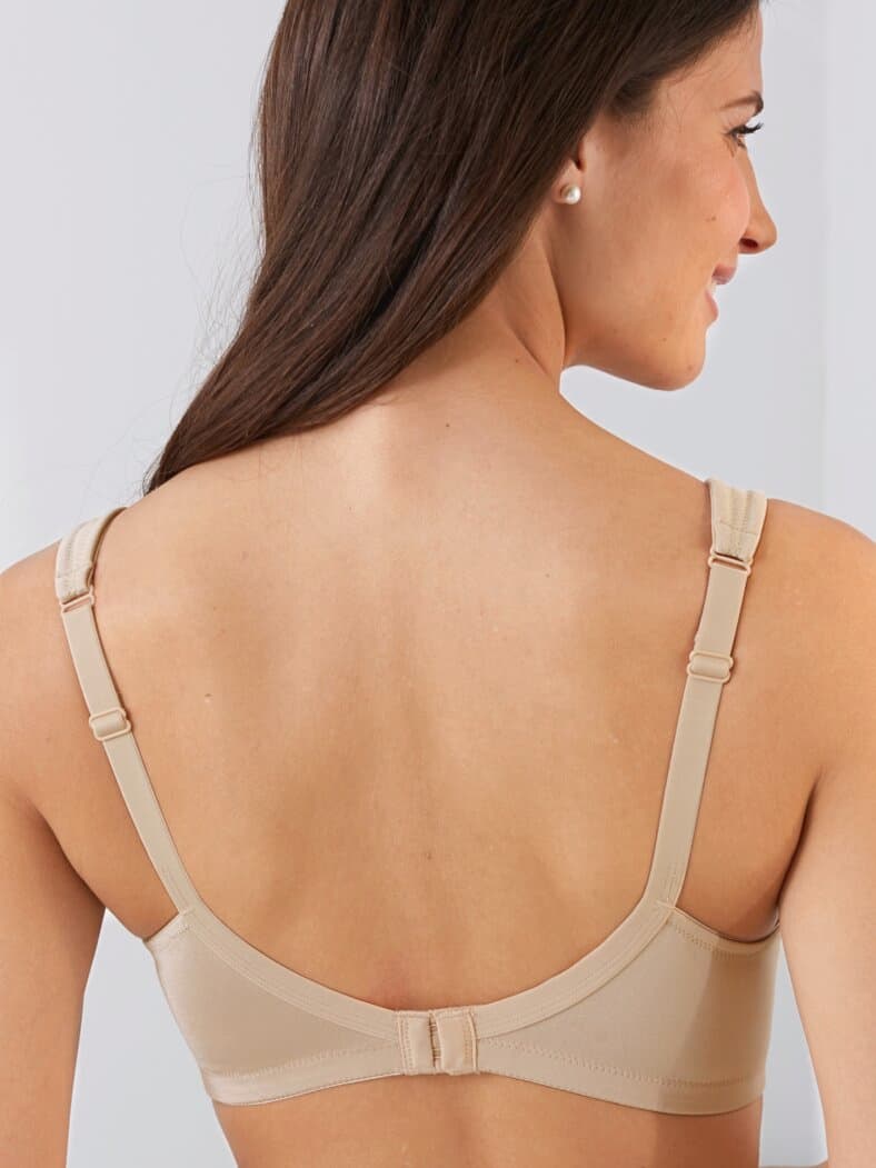 Nahtlos-BH Seidenglanz Puder