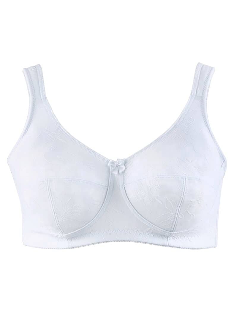 Soft-BH Blumen-Jacquard Weiß